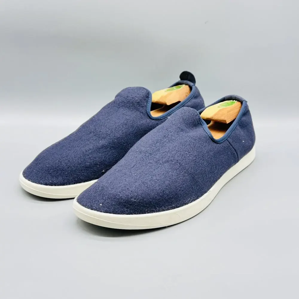 Allbirds Shoes Mens 13 Blue Merino Wool Loungers Slip On Casual Lightweight